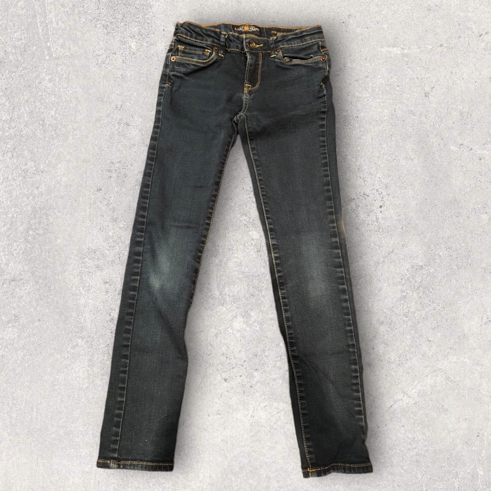 ⭐️ Lucky Brand Dark Blue Denim Zoe Skinny Jeggings size 12 Girls